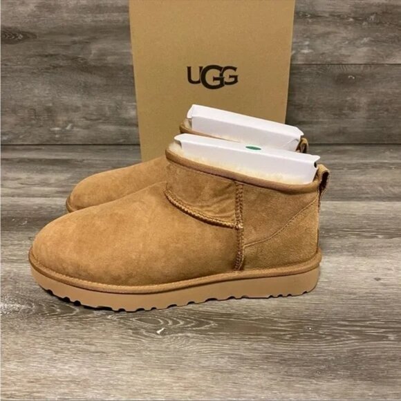 UGG Classic Ultra Mini Chestnut - Picture 1 of 5